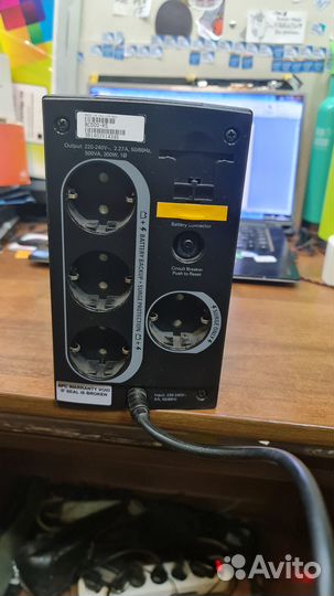 Ибп APC Back-UPS BC500-RS с батареей