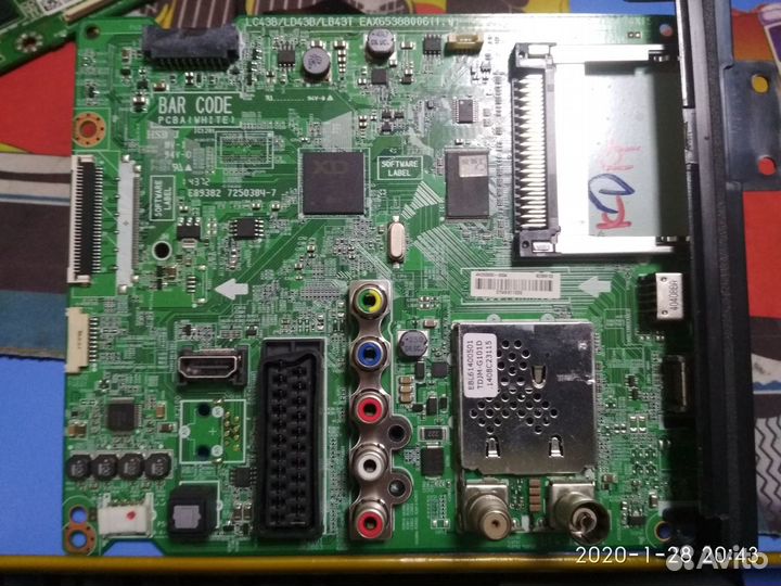 Main платы на тв