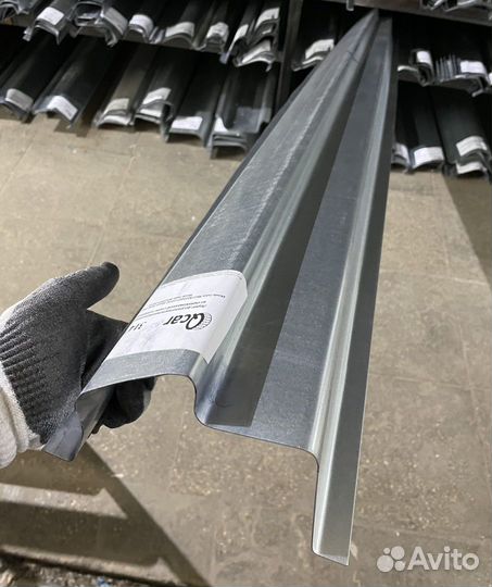 Порог левый Skoda Fabia 2007-2014 (полный профиль)