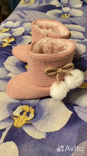 Пинетки-тапочки для девочки