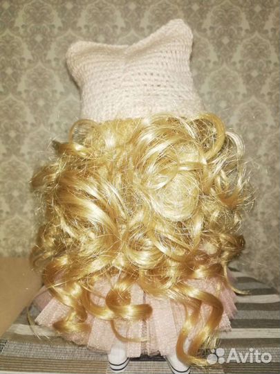 Интерьерная текстильная кукла ручной работы