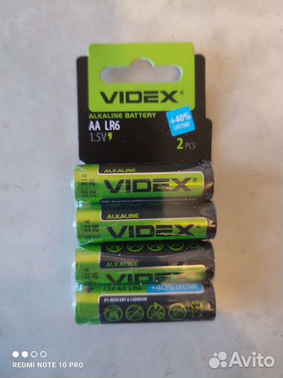 Батарейка Videx LR6