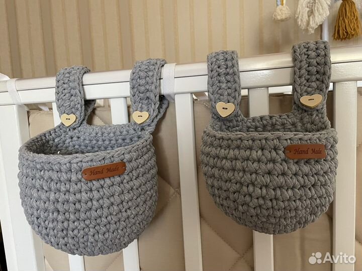 Плетеные корзинки для хранения