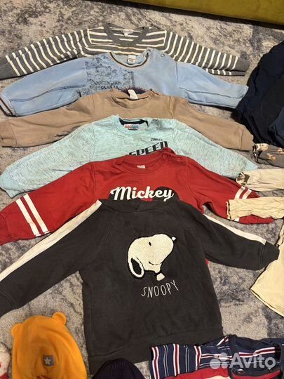 Пакет вещей на мальчика 86 92