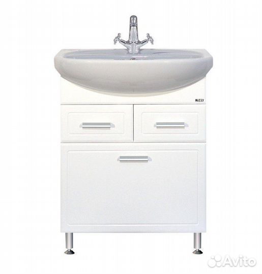 Тумба с раковиной Misty Стелла Э-Сте01065-01К2Я