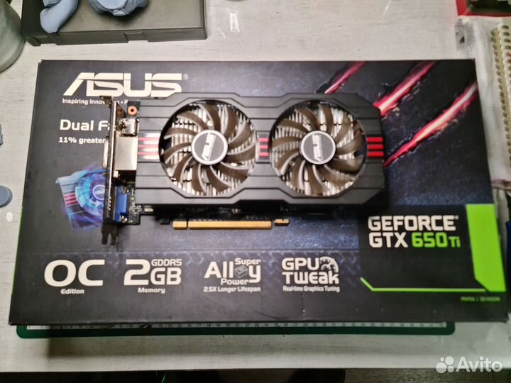 Видеокарта Asus gtx 650 ti 2gb