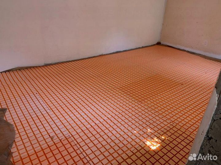 Теплый пол (мат пенопласт)