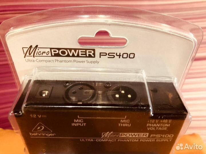 Блок фантомного питания Behringer PS400