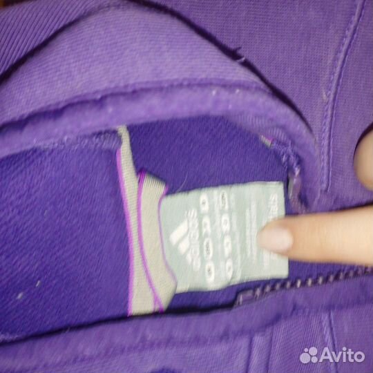 Зипка Adidas винтаж фиолетовый