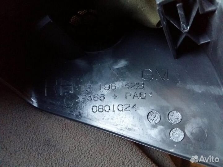 Накладка зеркала Opel Astra H TwinTop 2004-2014