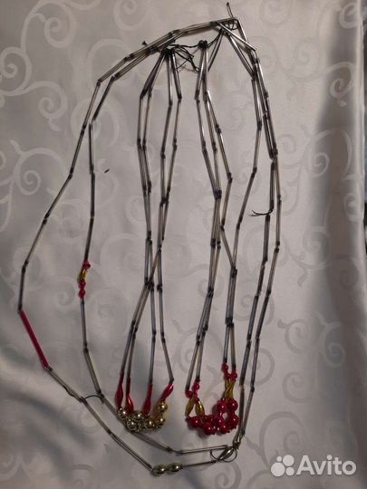 Бусы стеклярус СССР