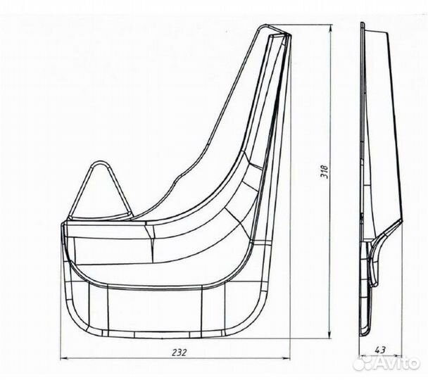 Брызговики (универсальные)
