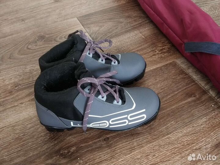 Лыжи беговые с ботинками