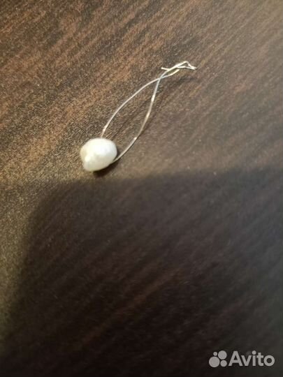 Серьги из речного жемчуга. Ручная работа