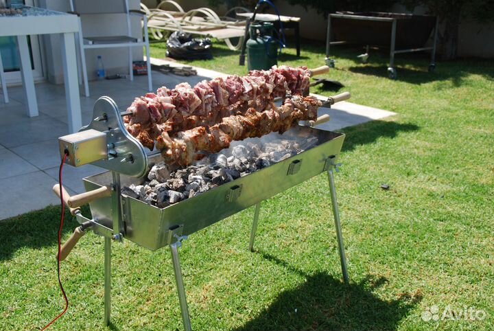Мангал с электроприводом