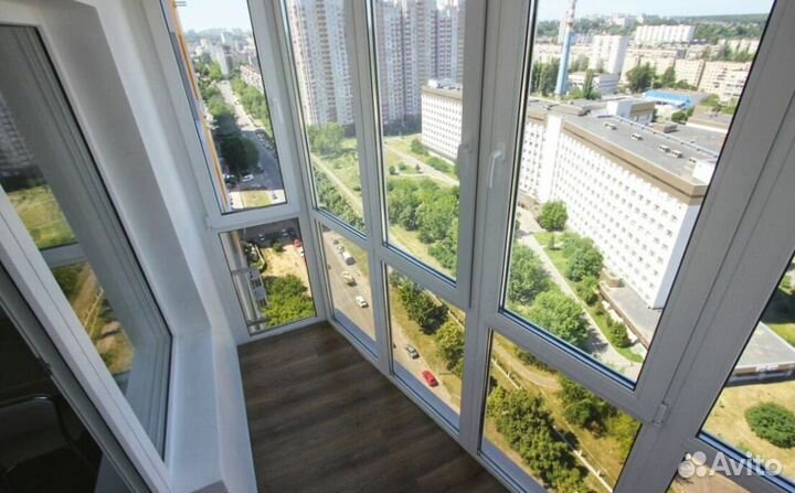 Остекление балконов и лоджий в рассрочку W5056