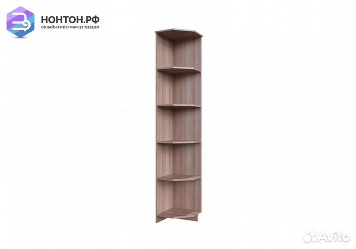 Стеллаж Город ясень шимо темный / ясень шимо светл