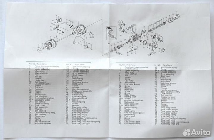 Катушка спиннинговая Red Man RD6000