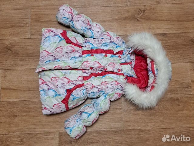 Куртка зимняя для девочки 98