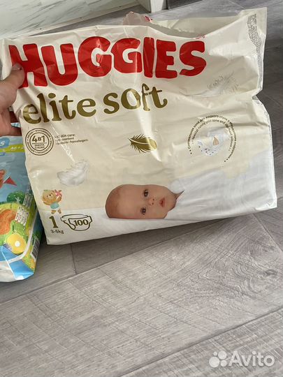 Подгузники huggies elite soft 1