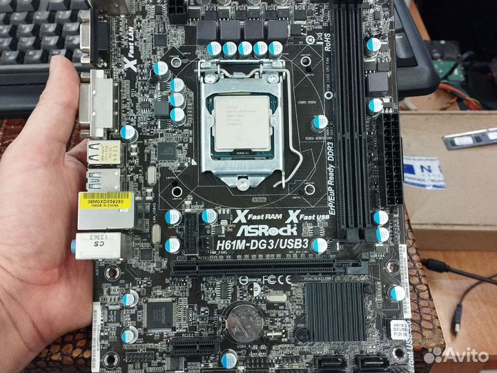 Материнская плата 1155 H61