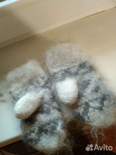 Варежки зимние детские