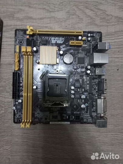 Материнская плата с процессором