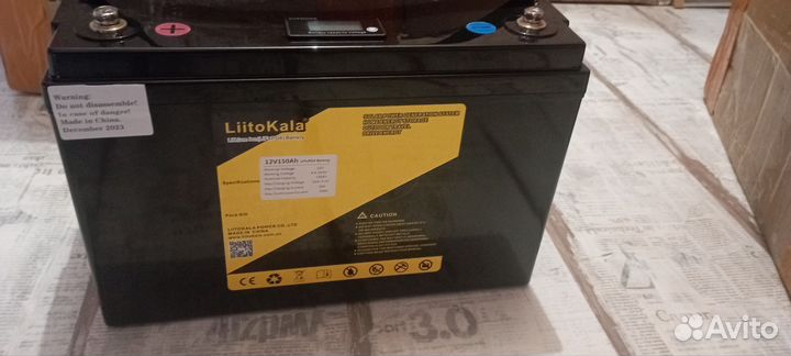 Аккумулятор lifepo4 liitokala 12v