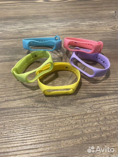 Ремешок силиконовый Mi Band 3/4/5/6/7/8