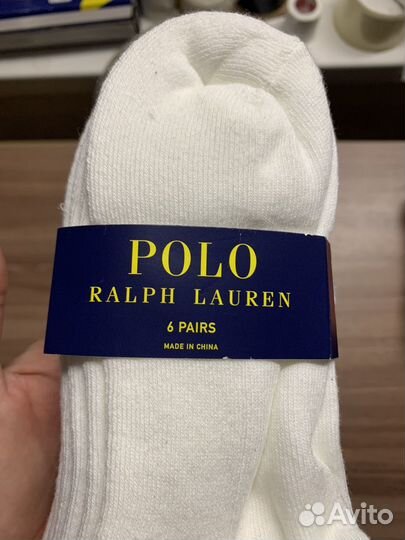 Носки Polo Ralph Lauren короткие