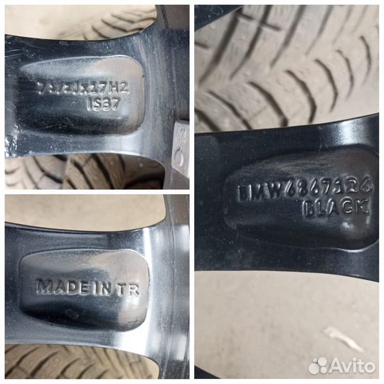 R17 Bridgestone Blizzak LM-001 225/50, PCD 5x120 DIA 72.6