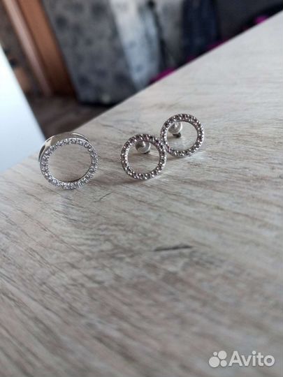 Серьги серебро