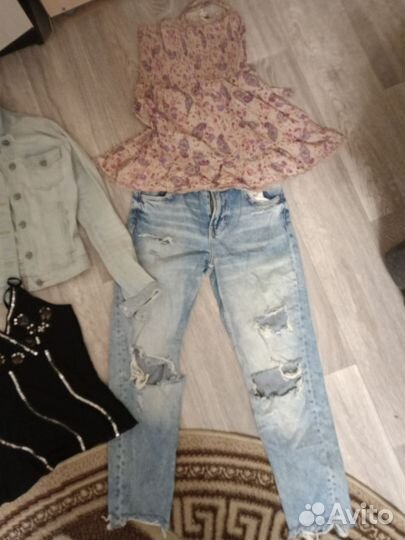 Пакетом фирменые женские вещи