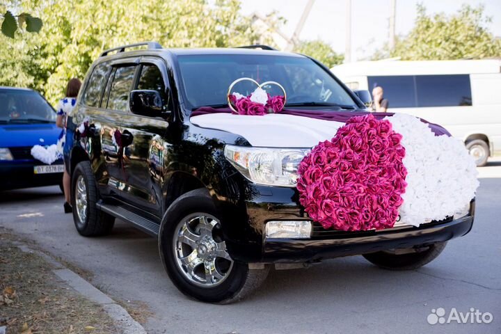 Свадебное украшение машин