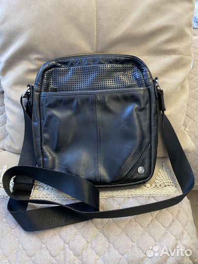 Сумка мужская натуральная кожа бу