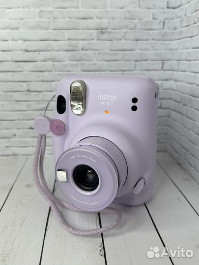 Фотоаппарат instax mini 11 purple с чехлом