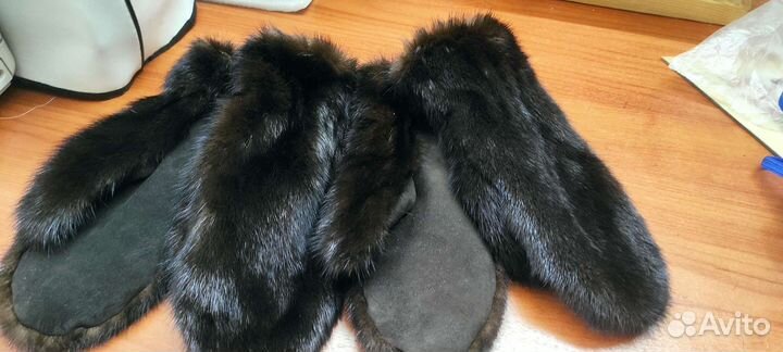 Норковые варежки