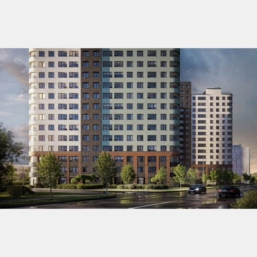 1-к. квартира, 42,2 м², 3/17 эт.
