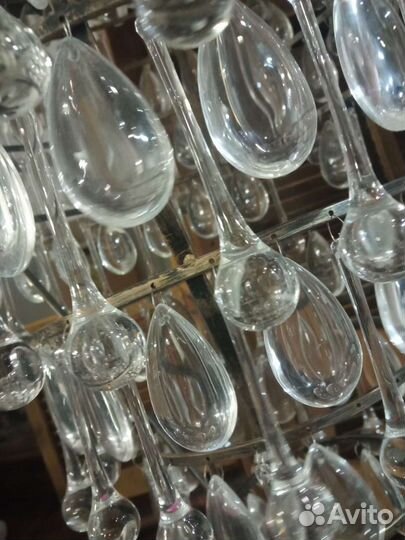 Люстра хрустальная потолочная