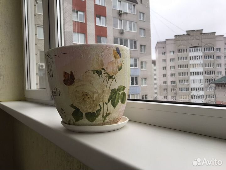 Горшок кашпо керамический