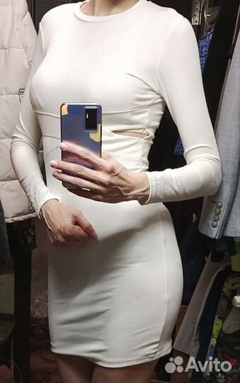 Летнее облегающее мини платье