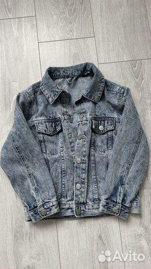 Джинсовая куртка детская 122