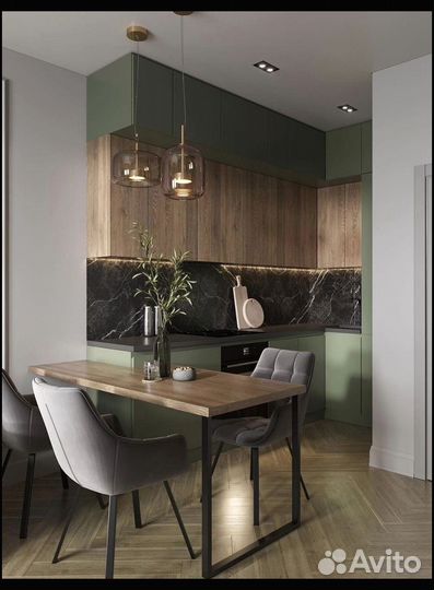 Кухня под потолок в новостройку