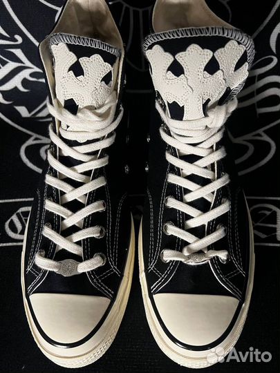 Chrome Hearts x Converse Chuck 70 Кеды