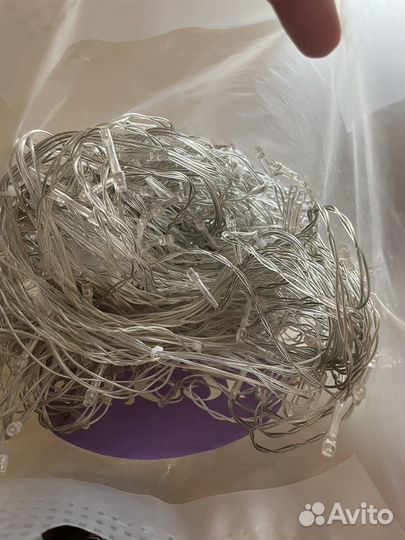 Гирлянда-штора светодиодная электрическая 2*2