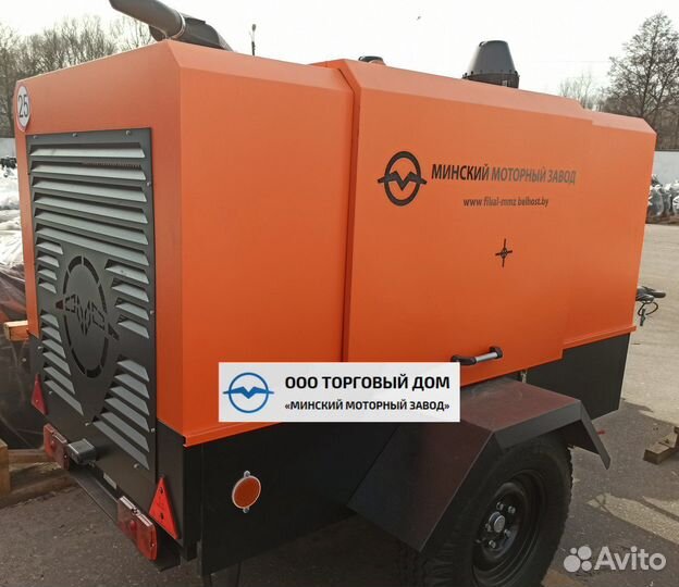 Компрессор винтовой дизельный ммз-пв6/0,7Р3