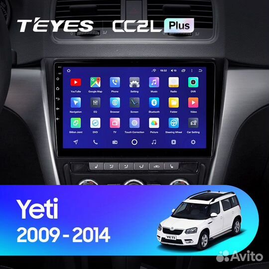 Магнитола Teyes Skoda Yeti CC2L+
