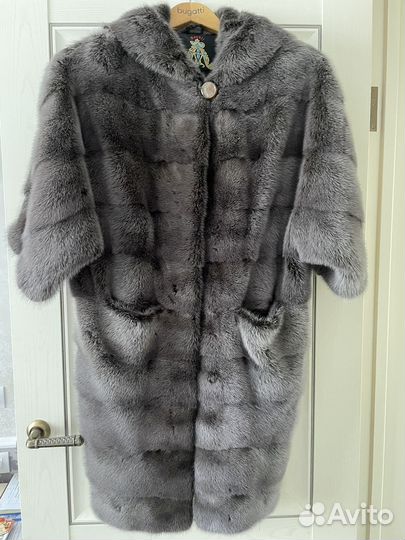 Шуба норковая Avanti с капюшоном 44