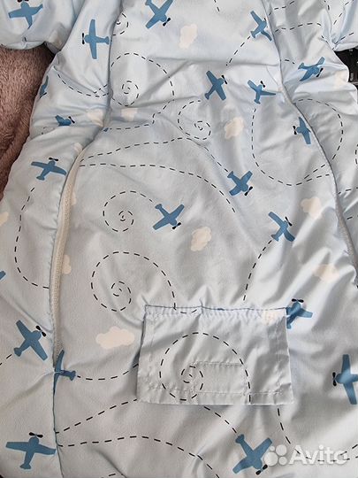 Конверт (комбинезон) для мальчика весна осень