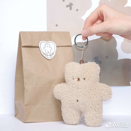 Брелок мишка ручной работы